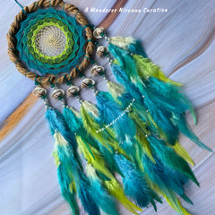 Evergreen Wreath Shells Dreamcatcher