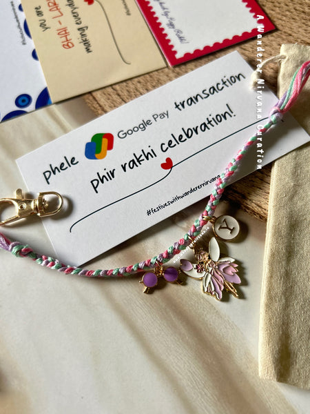 Fairy Charm Personalised Rakhi Bagcharm