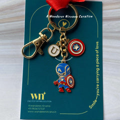 Captain America Personalised keychain