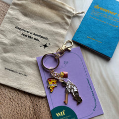 Cricket Foodie Keychain