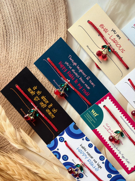 Cherry Charm Rakhi (1 pc)