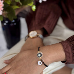 Kavach Nazariya Bracelet with Initial