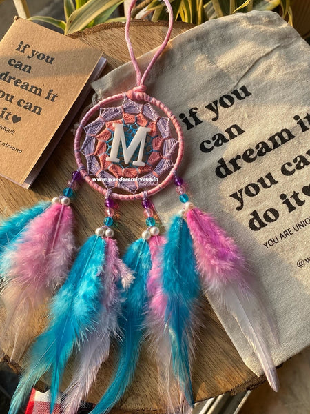 Cotton Candy Dreamcatcher with Name