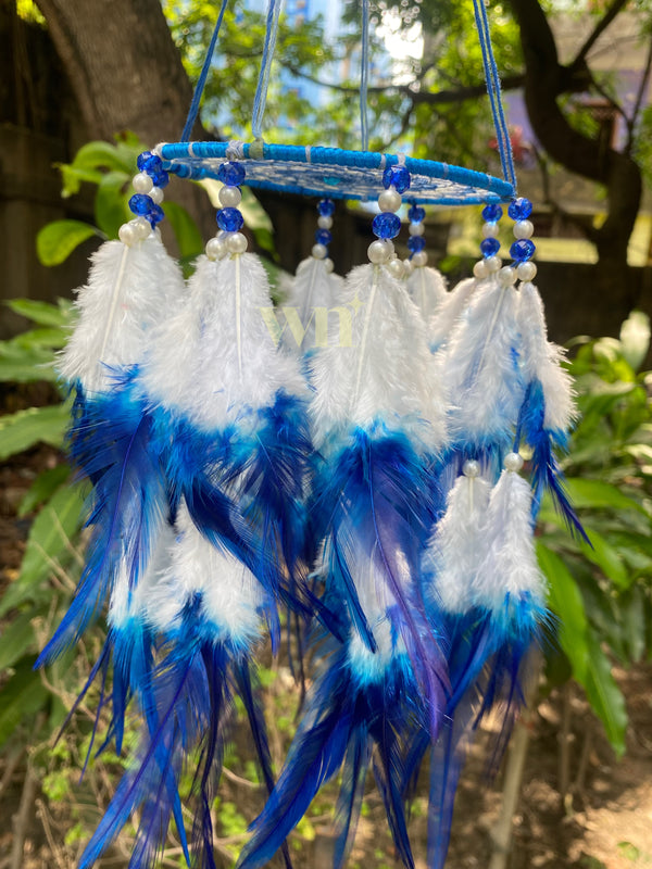White Waves Chandelier Dreamcatcher