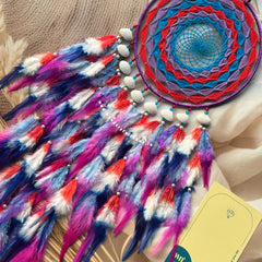 Blue Royal Red Purple Dreamcatcher