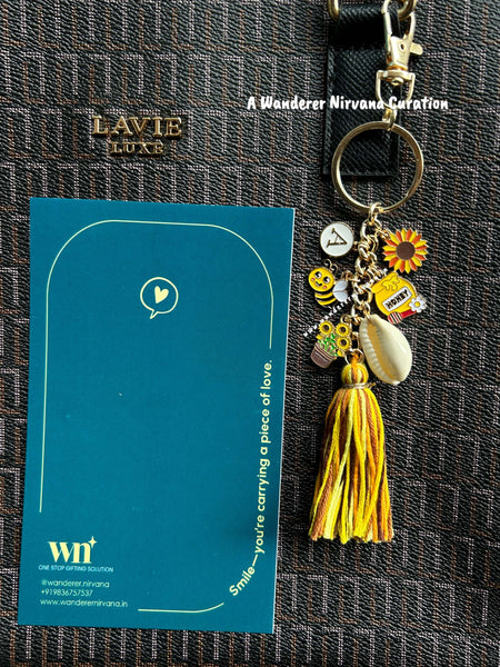 Honey Bee Boho Bagcharm