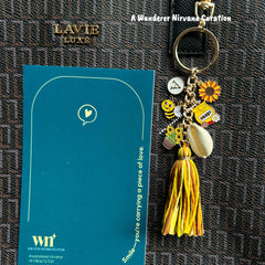 Honey Bee Boho Bagcharm