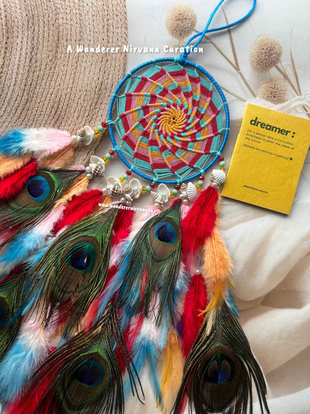 Sky Peach Morpankh Shells Dreamcatcher