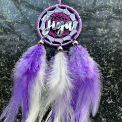 Lavender Name Mini dreamcatcher