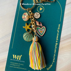 Coral Treasure Keychain
