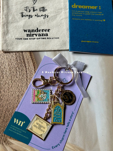 Ticket to Hogwarts Harry Keychain