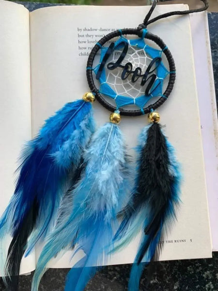 Black and blue Mini Dreamcatcher