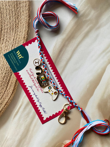 Gamer Charm Rakhi Keychain