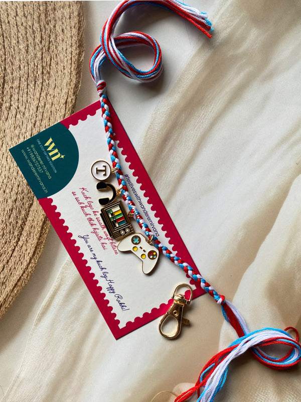 Gamer Charm Rakhi Keychain