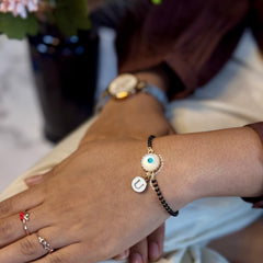Nazarana Nazariya Bracelet with Initial