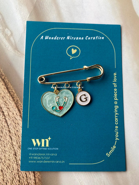 Doctor Heart Brooch