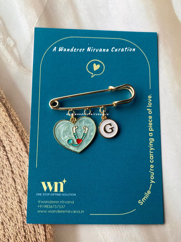 Doctor Heart Brooch