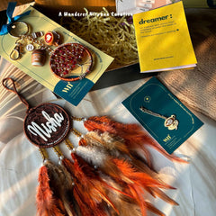 Coffee Lovers Dreamcatcher Keychain Watch charm Hamper Box