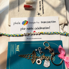 Doctor Name Rakhi  Keychain Combo  2