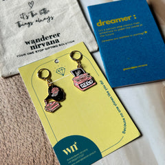 A Thing Wednesday Earrings Mismatched