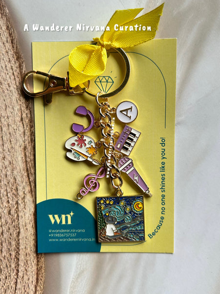 Artist Music Personalised Keychain