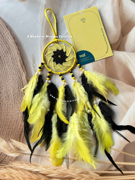 Honeybee Yellow Black Dreamcatcher