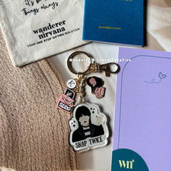 Wednesday Keychain