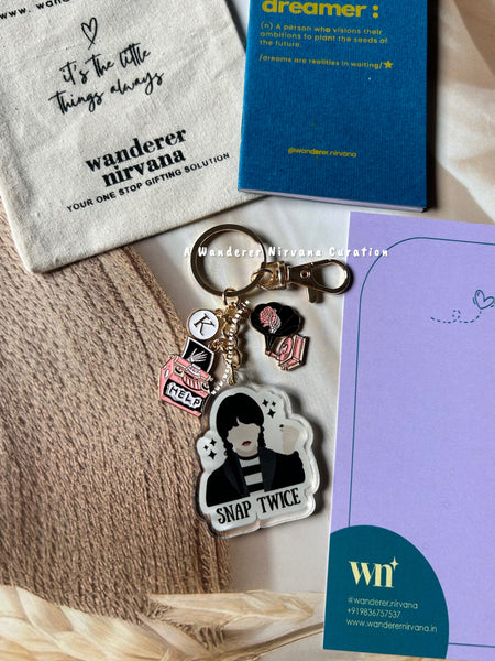 Wednesday Keychain