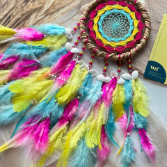 Bloom Garden Wreath Shells Dreamcatcher