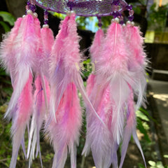 Cotton Candy Chandelier Dreamcatcher