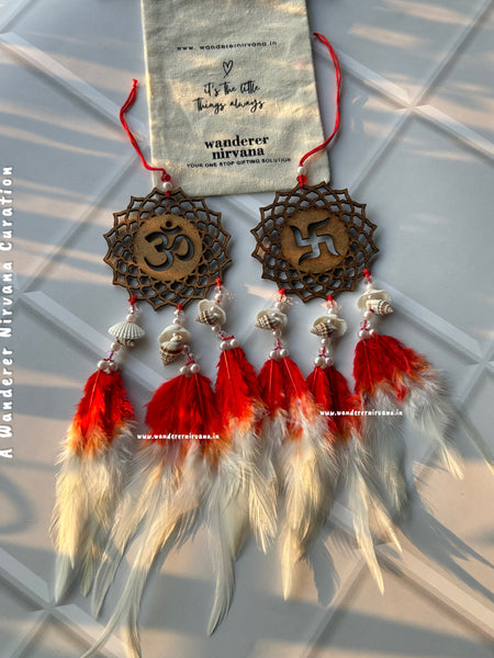Ohm Swastik Red-White Jalsa