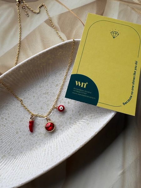 Haye Haye Mirchi Neckpiece
