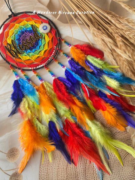 Rainbow Evileye Inspirational Dreamcatcher