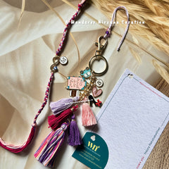 Infinity Evil eye Boho Lavender Bhaiya Bhabhi Set