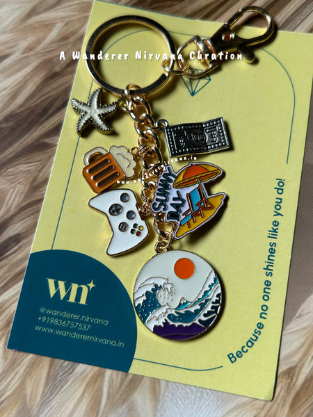 Steven Finance Gamer Beach Steven Keychain