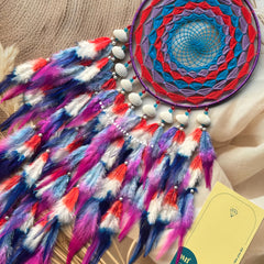 Blue Royal Red Purple Dreamcatcher