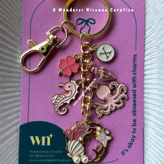 Beach Pink Meadow Luck Keychain
