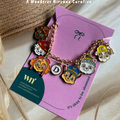 Paw Petrol Personalised Bracelet with Pearl Drop