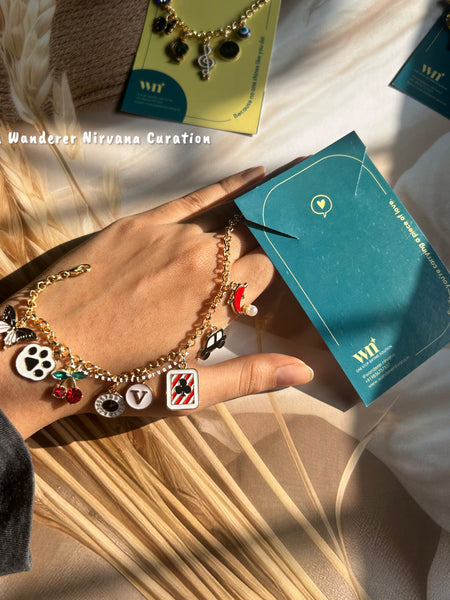 Classic Berry Personalised Bracelet with Pearl Drop
