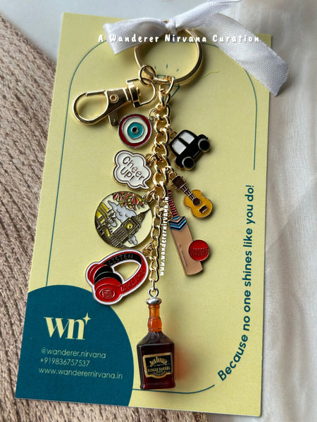 Cricket London Music Keychain