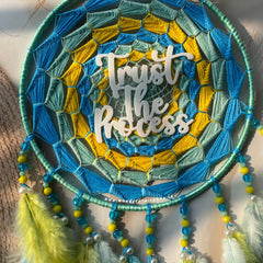 Mint Sky Yellow Hues Dreamcatcher