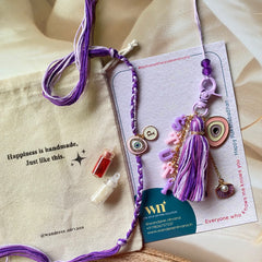 Bhaiya -Bhabhi Boho Lavender Set