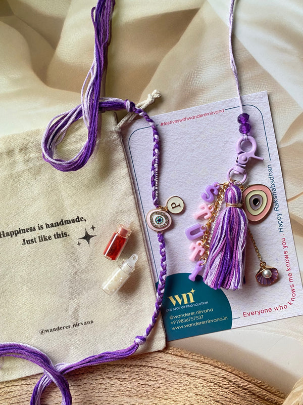 Bhaiya -Bhabhi Boho Lavender Set