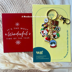 Christmas Night Keychain Bagcharm