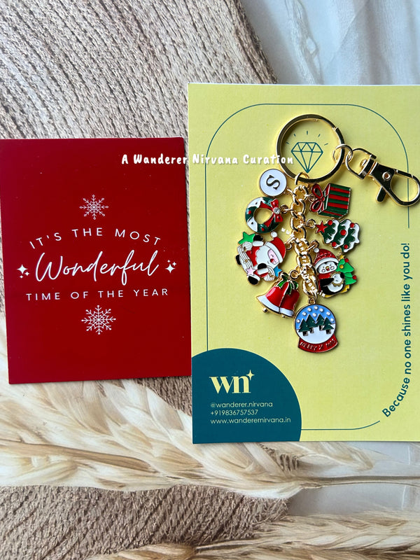 Christmas Night Keychain Bagcharm