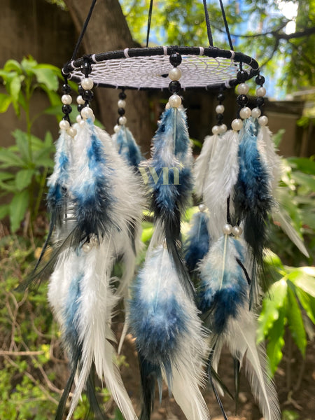Monochrome Magic Chandelier Dreamcatcher