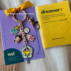 Princess Jasmine Aladin Magic Personalised Keychain
