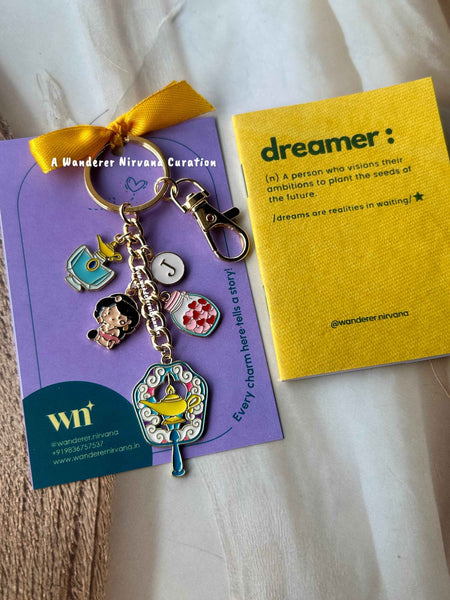 Princess Jasmine Aladin Magic Personalised Keychain