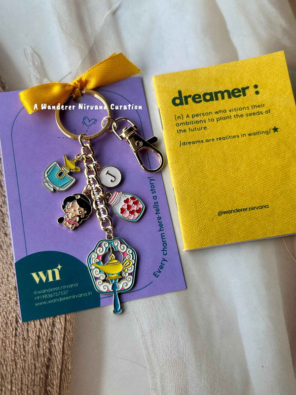 Princess Jasmine Aladin Magic Personalised Keychain