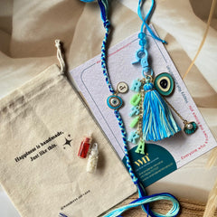 Bhaiya -Bhabhi Boho Neelam Set